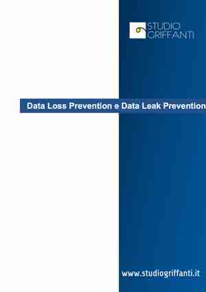 Data Loss e Leak-Prevention